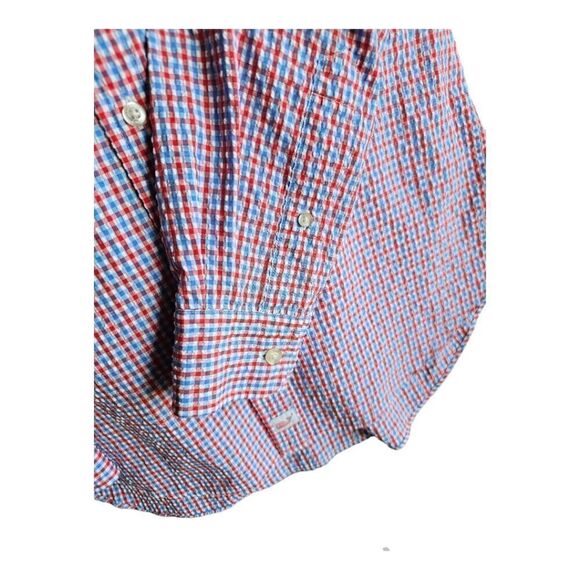 VINEYARD VINES PERFORMANCE Slim Fit Murray Gingham Check Shirt- Size Large - Picture 8 of 9